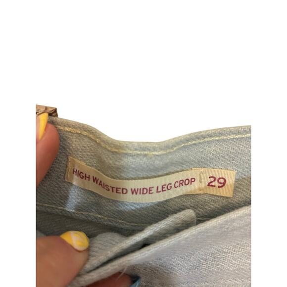 NWT Levi’s Ribcage Straight Ankle Super High Rise Light Baggy Carpenter Cargo 29 - Picture 3 of 5